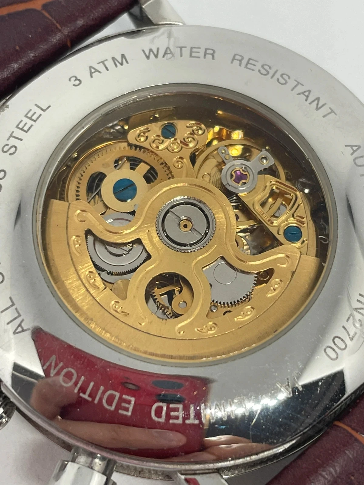 Relógio Ingersoll automático skeleton edição limitada – calendário 24 h, mês e dia – photo 6